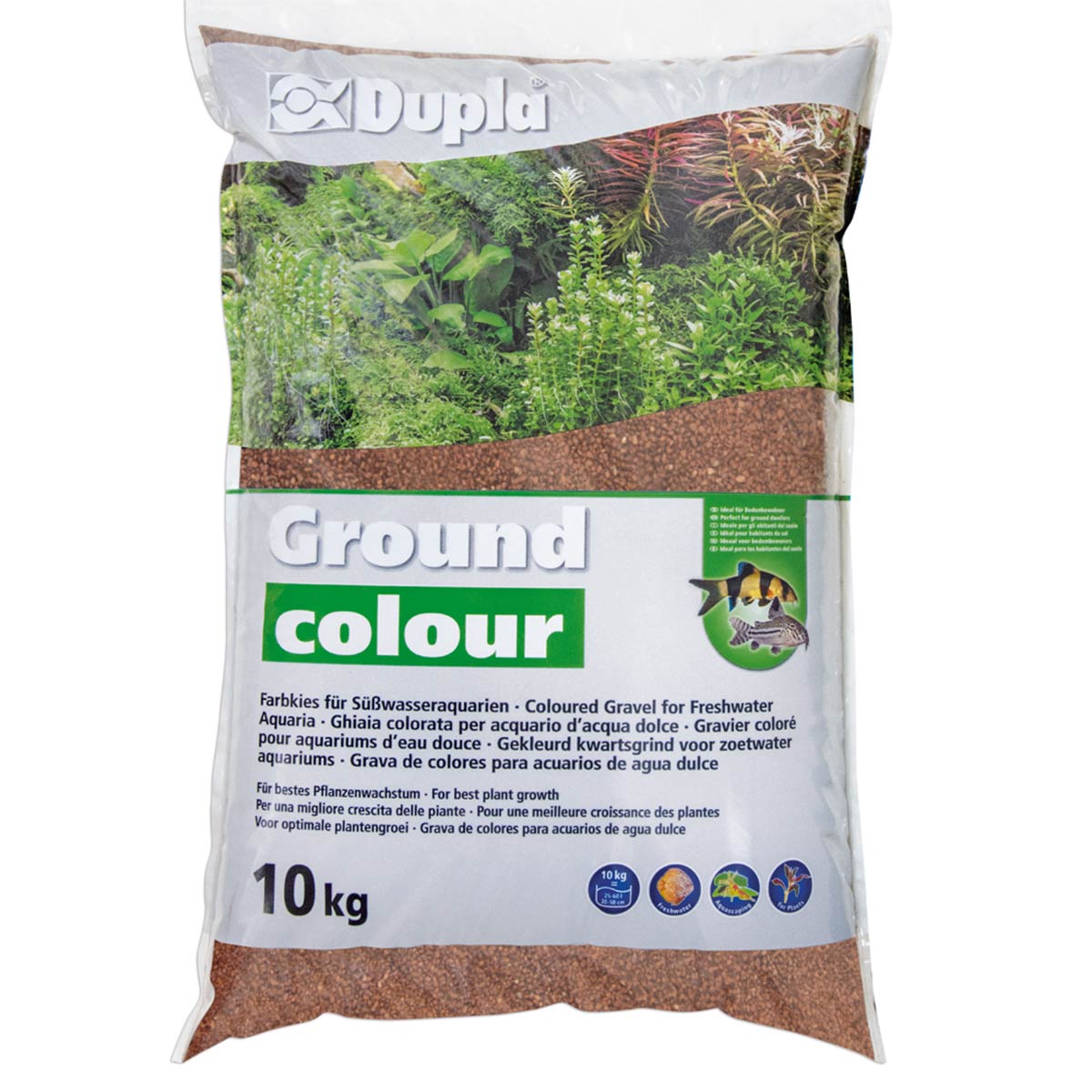 Dupla Ground colour Brown Earth 1-2mm, 10kg von Dupla