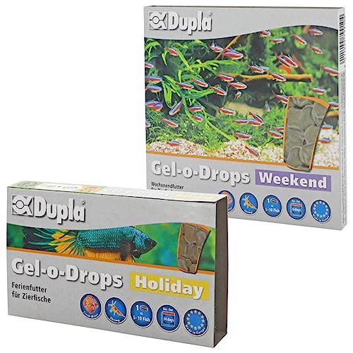 Dupla Zierfischfutter Gel-o-Drops Weekend + Holiday - Fischfutter für Wochenende, Ferien, Urlaub von Dupla