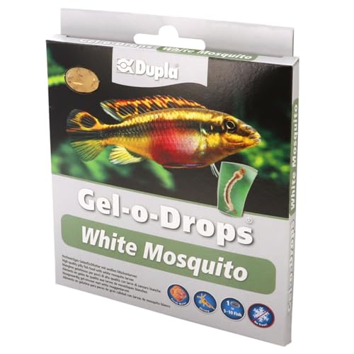 Dupla Zierfischfutter Gel-o-Drops White Mosquito - 12x 2 - genthält nahrhafte weiße Mückenlarven von Dupla