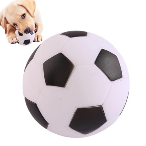 Duqulle Wackelhund-Fußball | Quietschendes interaktives Fußballspielzeug mit Sound für Welpen,Welpenspielzeug für den Innen- und Außenbereich für Tierheim, Zuhause, Ausflug, Camping, Tierhandlung von Duqulle