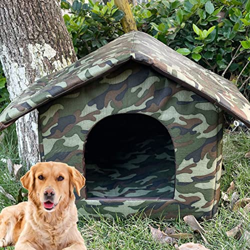 Katzenhaus Im Freien Für Den Winter, Isoliertes, Wasserdichtes Haustierhaus Im Freien, Warmes, Wetterfestes Oxford-Unterschlupf Für Streunende Hunde Und Katzen, Höhlenkatzenunterschlupf Im Freien von Duqulle