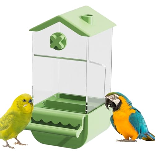 Automatischer Futterspender für Käfig – Vogelfutterstation für Papageien | Spritzschutzbehälter für Wellensittiche und Nymphensittiche Automatischer Futterspender für Käfig – Vogelfutterstation für Papageien | Spritzschutzbehälter für Wellensittiche und Nymphensittiche von Duroecsain