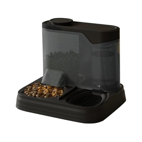 Duroecsain Automatischer Futterspender für Katzen, automatischer Wasserspender für Hunde, Futternapf für Tiere mit Behälter für Innen, Outdoor, Reisen und Zuhause Duroecsain Automatischer Futterspender für Katzen, automatischer Wasserspender für Hunde, Futternapf für Tiere mit Behälter für Innen, Outdoor, Reisen und Zuhause von Duroecsain