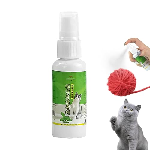 Duroecsain Flüssiges Spray auf Katzenbasis – natürliches Katzenspray 50 ml | für Katzen für Katzen, zum Spielen der Katzen, zum Trainieren der Katze, für neue Katzenspielzeuge, Kratzbaum und von Duroecsain