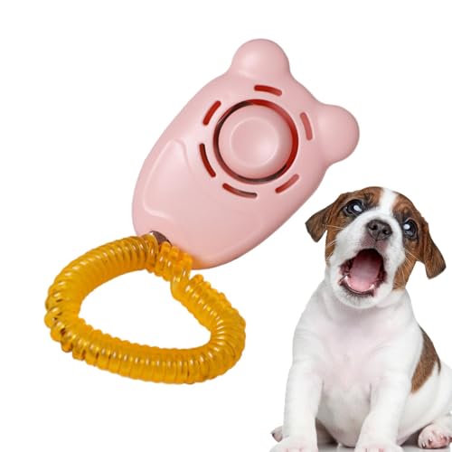 Duroecsain Hundeklicker Trainer, Pet Training Clicker für Katzen | Welpen -Clicker -Hundetraining mit Armband - Hundezubehör, Hundeverhaltenshilfe, Haustierversorgungen für Hunde, Katzen, Vögel, von Duroecsain