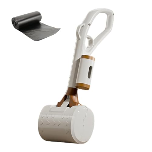 Duroecsain Hundekotschaufeln mit Müllbeutel, Dog Poop Scooper, Hundekotschaufel mit Einfach Nutzbarem Hebel und Hochdruck Feder Hundekotschaufel, Pooper Scooper von Duroecsain