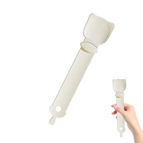 Duroecsain Katzen-Quetschlöffel | Snack Scoop Cat Bar Squeezer Pet Feeding Spoon Strip Extruder,Multifunktionaler Lebensmittellöffel, Katzenstreifenquetscher, sicher und einfach zu verwenden für von Duroecsain