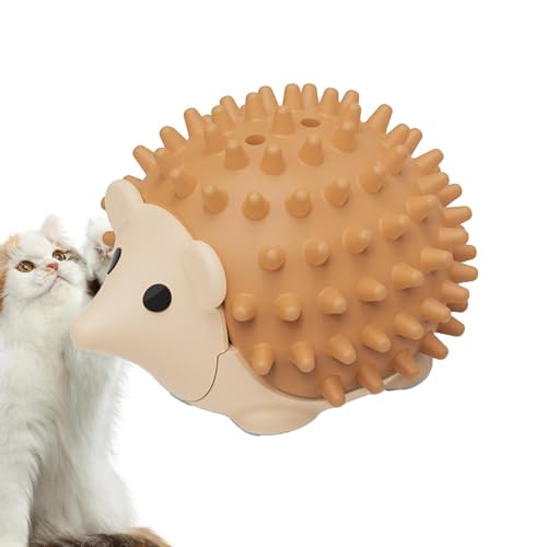 Duroecsain Katzenminze-Katzenspielzeugball,Katzenminze-Leckball - Wand-Eckpflegegerät in Igelform - Energieball für Katzen, Reibepfosten für Katzen, Katzenminze-Spielzeug für Katzen, Kätzchen, von Duroecsain
