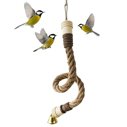 Duroecsain Kleiderbügel für Vogelkäfige – Halterung für Wellensittiche, Aktivitätszentrum mit Seil für Käfige, Balkon und Terrasse – für Papageien, Agapornis, Kakadus und kleine Vögel Duroecsain Kleiderbügel für Vogelkäfige – Halterung für Wellensittiche, Aktivitätszentrum mit Seil für Käfige, Balkon und Terrasse – für Papageien, Agapornis, Kakadus und kleine Vögel von Duroecsain
