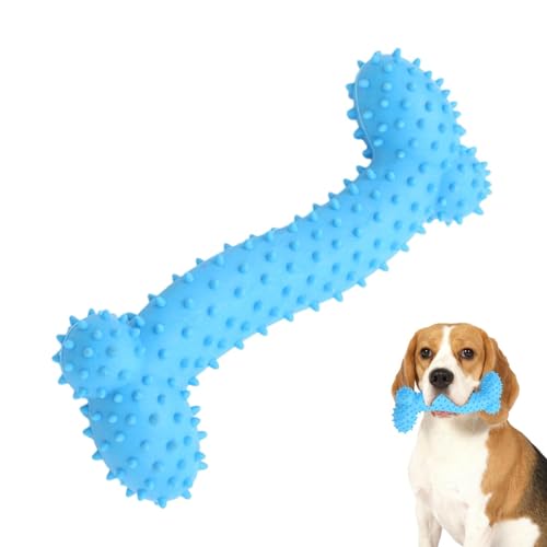 Duroecsain Quietschendes Knochenspielzeug für Hunde,Hundeknochenspielzeug - Quietschendes Latex-Hundespielzeug - Quietschendes Hundeknochenspielzeug aus Latex für mittelgroße Rassen und Aggressive von Duroecsain