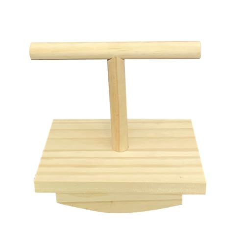 Duroecsain Sitzstange für Vögel – Zubehör für Papageienkäfig | Sitzstange aus Holz mit interaktiver Schaukel zum Zämpfen – Lernspielzeug für Vögel Duroecsain Sitzstange für Vögel – Zubehör für Papageienkäfig | Sitzstange aus Holz mit interaktiver Schaukel zum Zämpfen – Lernspielzeug für Vögel von Duroecsain