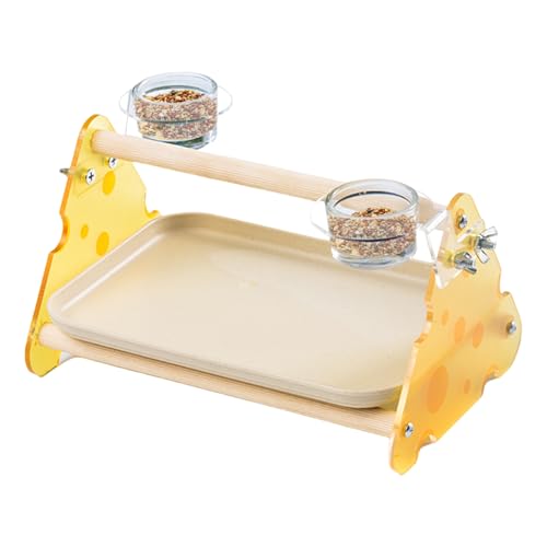 Duroecsain Sitzstange für Wellensittiche Nymphensittiche – Übungsstange und Spiel mit Futterschalen – Spielplatz für Vögel mit abnehmbarem Tablett für Wellensittiche, Sittiche, Sittiche, Kanarienvögel Duroecsain Sitzstange für Wellensittiche Nymphensittiche – Übungsstange und Spiel mit Futterschalen – Spielplatz für Vögel mit abnehmbarem Tablett für Wellensittiche, Sittiche, Sittiche, Kanarienvögel von Duroecsain