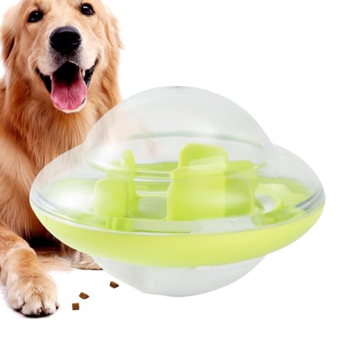 Duroecsain Slow Feeder Napf,Slow Feeder Katzennapf | UFO-förmiges, verlangsamtes Futterballspielzeug für Haustiere,Hundefutter-Puzzle-Futterspender, Katzenfressnapf, Futternapf, Welpenspielzeug für von Duroecsain