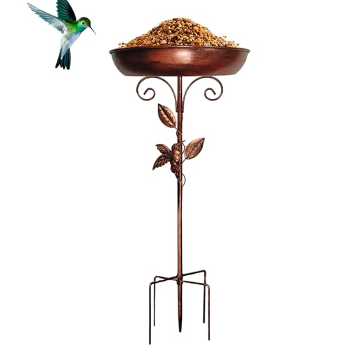 Duroecsain Vogeltränke für den Außenbereich, Futterstelle und Vogeltränke, Vintage-Dekoration für Garten, Balkon, Außenbereich, Beobachtung, Vögel, Teich Duroecsain Vogeltränke für den Außenbereich, Futterstelle und Vogeltränke, Vintage-Dekoration für Garten, Balkon, Außenbereich, Beobachtung, Vögel, Teich von Duroecsain