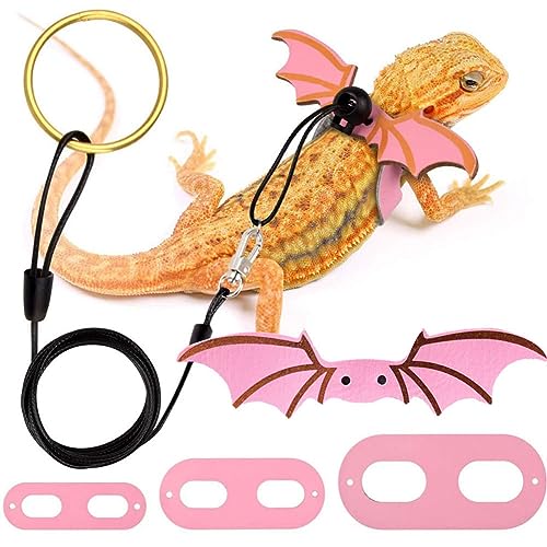 Durratou Tragetasche Haustier Reptilien Seil Leine Verstellbare Seil Träger Hängematte Fit Für Outdoor Reisen Walking Rest Rosa von Durratou