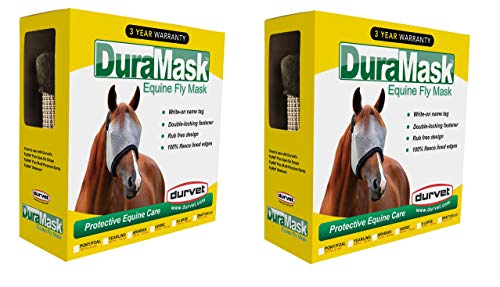 Durvet Pferde Duramask Fly Mask-Grey J-hrling - 081-60002 von Durvet