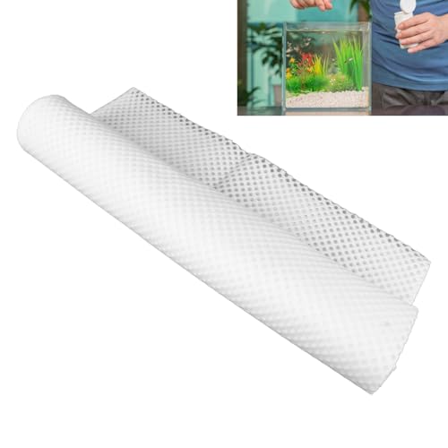 Dussdote Aquarium-Filtermedien, Aquarium-Filtermaterial, Nass-Trocken-Trennung, waschbar, Wiederverwendbare Aquarium-Filtermedien für Süßwasser, Meerwasser (Filter Blanket) von Dussdote