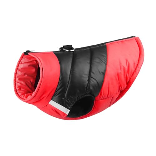 Duuclume Pufferweste, Hundejacke, warmer Hunde-Wintermantel, Hunde-Schneeanzug, wasserdicht, winddicht, reflektierend, Rollkragen-Fleece-Hundejacke für kleine Hunde, Jungen oder mittelgroße Hunde Duuclume Pufferweste, Hundejacke, warmer Hunde-Wintermantel, Hunde-Schneeanzug, wasserdicht, winddicht, reflektierend, Rollkragen-Fleece-Hundejacke für kleine Hunde, Jungen oder mittelgroße Hunde von Duuclume