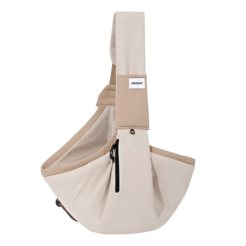 Duuclume Tragetasche für kleine Hunde, weiche Seite, freihändige Katzentragetasche mit festem Klebeband und Seitentasche, Crossbody-Tragetasche für Welpen, Katzen bis zu 8,8 kg, Braun Duuclume Tragetasche für kleine Hunde, weiche Seite, freihändige Katzentragetasche mit festem Klebeband und Seitentasche, Crossbody-Tragetasche für Welpen, Katzen bis zu 8,8 kg, Braun von Duuclume