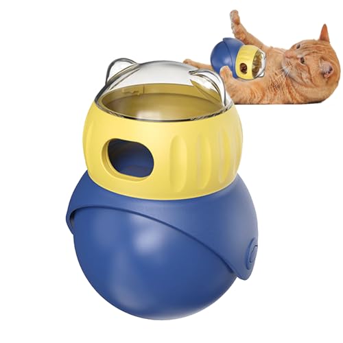Duvcoywae Leckerli Spielzeug Für Katzen,Kätzchen Langsamfütterer Leckerball | Nachfüllbarer Futterball Spielzeug Für Katzen Trainingshilfe Bereicherndes Fressspielzeug Duvcoywae Leckerli Spielzeug Für Katzen,Kätzchen Langsamfütterer Leckerball | Nachfüllbarer Futterball Spielzeug Für Katzen Trainingshilfe Bereicherndes Fressspielzeug von Duvcoywae