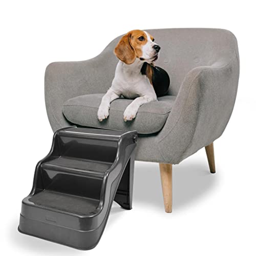 DUVO+ Easy-Up Hundetreppe Schwarz 49x39x39cm von Duvo+