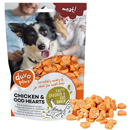 DUVO Meat Corazones DE Pollo Y BACALAO Bolsa 180 GR von Duvo+