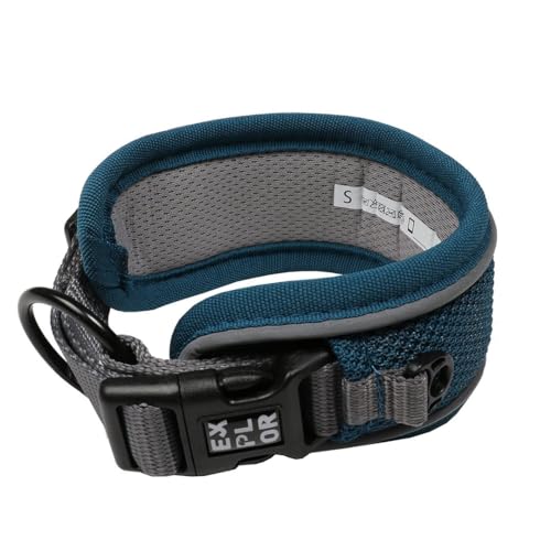 Duvo+ Control Halsband Classic Petrol Blau M - 39-44cm von Duvo+