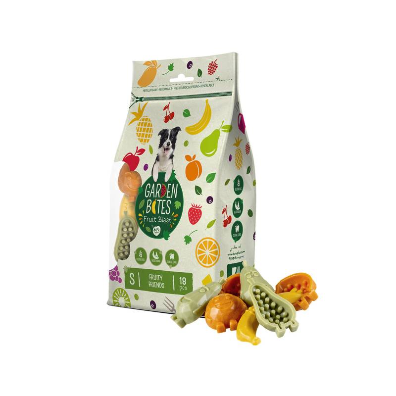 Duvo+ Garden Bites Fruity Friends - 7 cm - 18 Stück von Duvo+