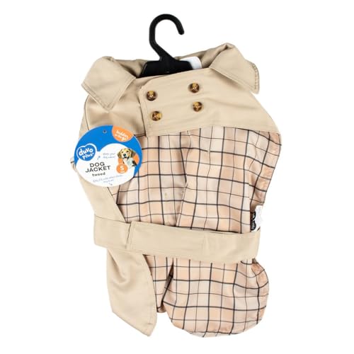 Duvo+ Hundemantel Trench Coat Beige S - 40CM von Duvo+