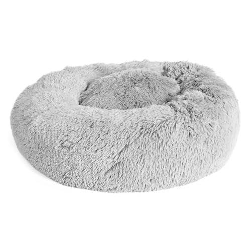 Duvo+ Snug Donut Bed Hellgrau L - 80x80x35cm von Duvo+