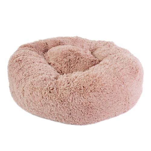 Duvo+ Snug Donut Bed Pink L - 80x80x35cm von Duvo+