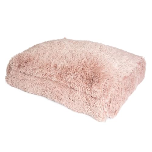 Duvo+ Snug Rechteckiges Bett Rosa L - 97x68x18,5cm von Duvo+