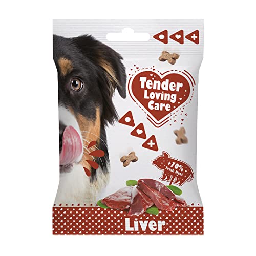 duvoplus, TLC Soft Snack Leber 100 g, hoher Gehalt an frischem Fleisch +70%, ohne künstliche Aromen und Farbstoffe, glutenfrei, gentechnikfrei und hypoallergen, idealer Snack für Dressur von Duvoplus