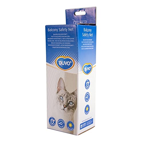 duvoplus Duvo + Sicherheitsnetz für Katzen, 4 x 3 m von Duvo+