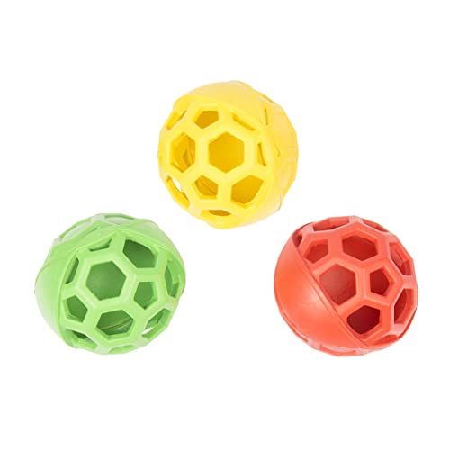 DUVO EXPOSITOR JUGUETE PERRO GOMA BOLA FOOTBALL MIX 7 CM von Duvoplus