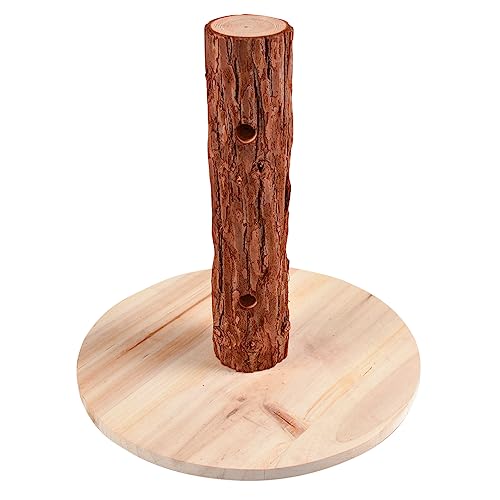 Duvoplus Baumstamm für Leckereien, Holz, 30 x 30 x 30 cm von Duvoplus