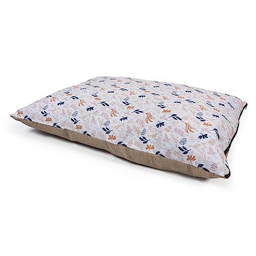 Duvoplus Breezy Kissen mit Reißverschluss, 80 x 60 x 14 cm, Weiß von Duvoplus