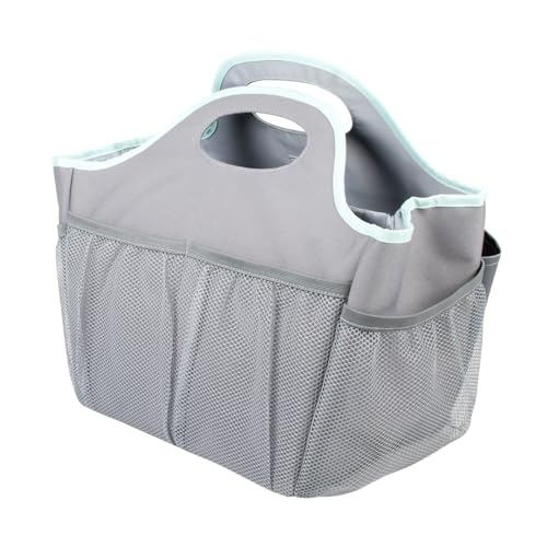 duvoplus Oslo Organizer für Reisezubehör, 35 x 24 x 24 cm, Grau/Hellgrün von Duvoplus