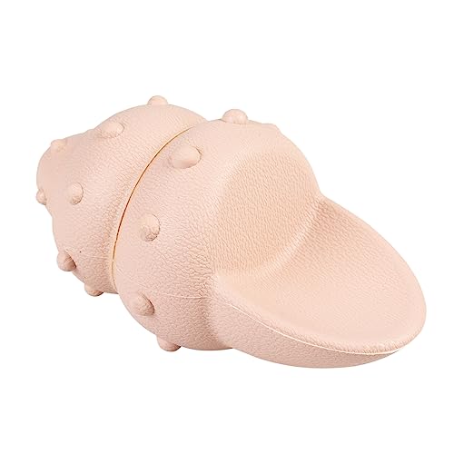 duvoplus Spender für Muscheln, Gummi, 7,5 x 7,5 x 14,5 cm, Rosa von Duvoplus