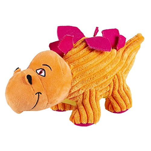 duvoplus Peluche Dino Stegosaurus Corduroy 30x11x14cm orange von Duvoplus