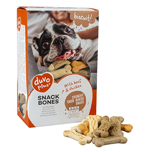 duvoplus, Biscuit! Snack-os 500 g, leckere gebackene Kekse, knusprige Pfeifen, mit Einer leckeren Füllung, ideal als Snack oder Belohnung für Hunde von Duvoplus