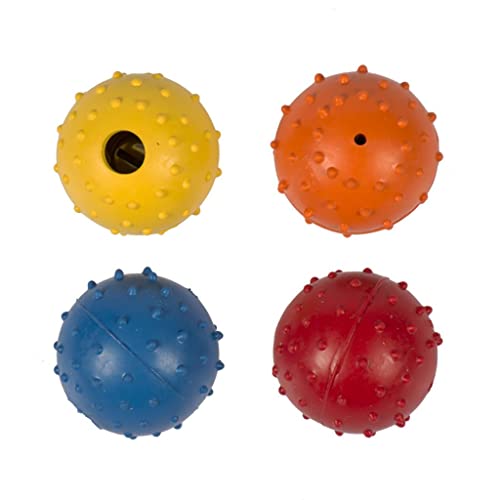 duvoplus, Dogtoy Gummi Dental Ball Mix 5 cm, Spielzeug, gemischte Farben, Hund von Duvoplus