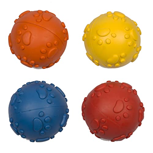 duvoplus, Dogtoy Gummiball mit Pfoten, 7 cm,, Spielzeug,, Hund von Duvoplus