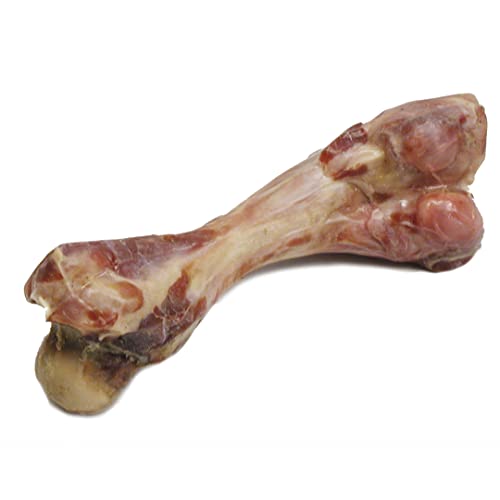 duvoplus, Farmz Italienischer Schinkenknochen Maxi 20 x 4 x 3,5 cm, 100% natürlich – 100% Schweinefleisch, ohne künstliche Farbstoffe, Aromen oder Süßstoffe, Nahrungsergänzungsmittel für Hunde von Duvoplus