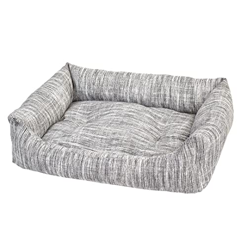 duvoplus, Hundebett, rechteckig, 45 x 30 x 15 cm, Grau, für Bett/Korb/Sofa/Tipi, Grau von Duvoplus