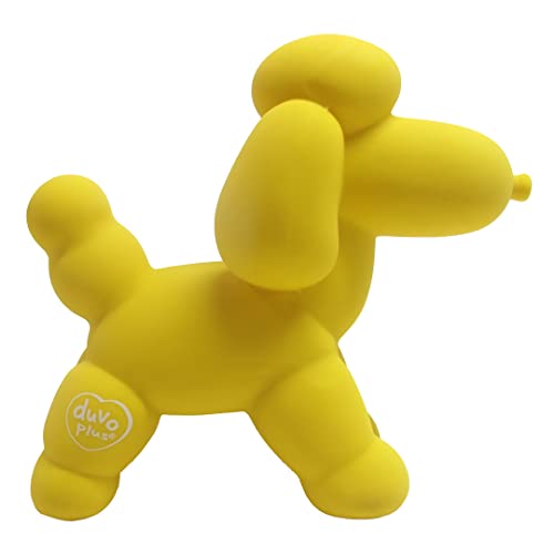 duvoplus, Latex Balloon Poodle 14 x 6 x 12,5 cm, Gelb, Spielzeug, Gelb, Hund von Duvoplus