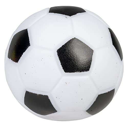 duvoplus, Vinyl-Fußball, Durchmesser 7,3 cm, Weiß, Spielzeug, Hund von Duvoplus