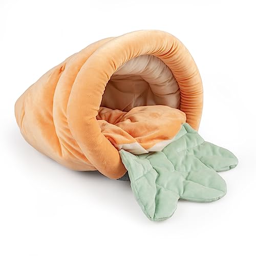 duvoplus Carrot Schlafsack, Plüsch, 25 x 40 x 25 cm, Mehrfarbig von Duvoplus