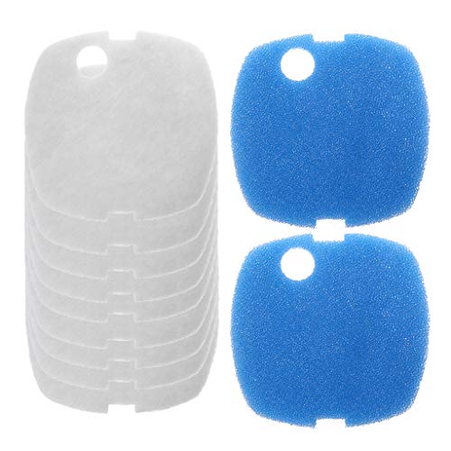 Duyeuau 10 Stück Aquarium-Kanister-Filter-Pads, biochemische Schaumstoff-Medien für Fischaquarien Duyeuau 10 Stück Aquarium-Kanister-Filter-Pads, biochemische Schaumstoff-Medien für Fischaquarien von Duyeuau