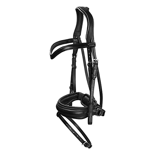 Dy'on Trense DRC Matte Medium Crank Noseband - Cob/VB - Schwarz von Dy'on